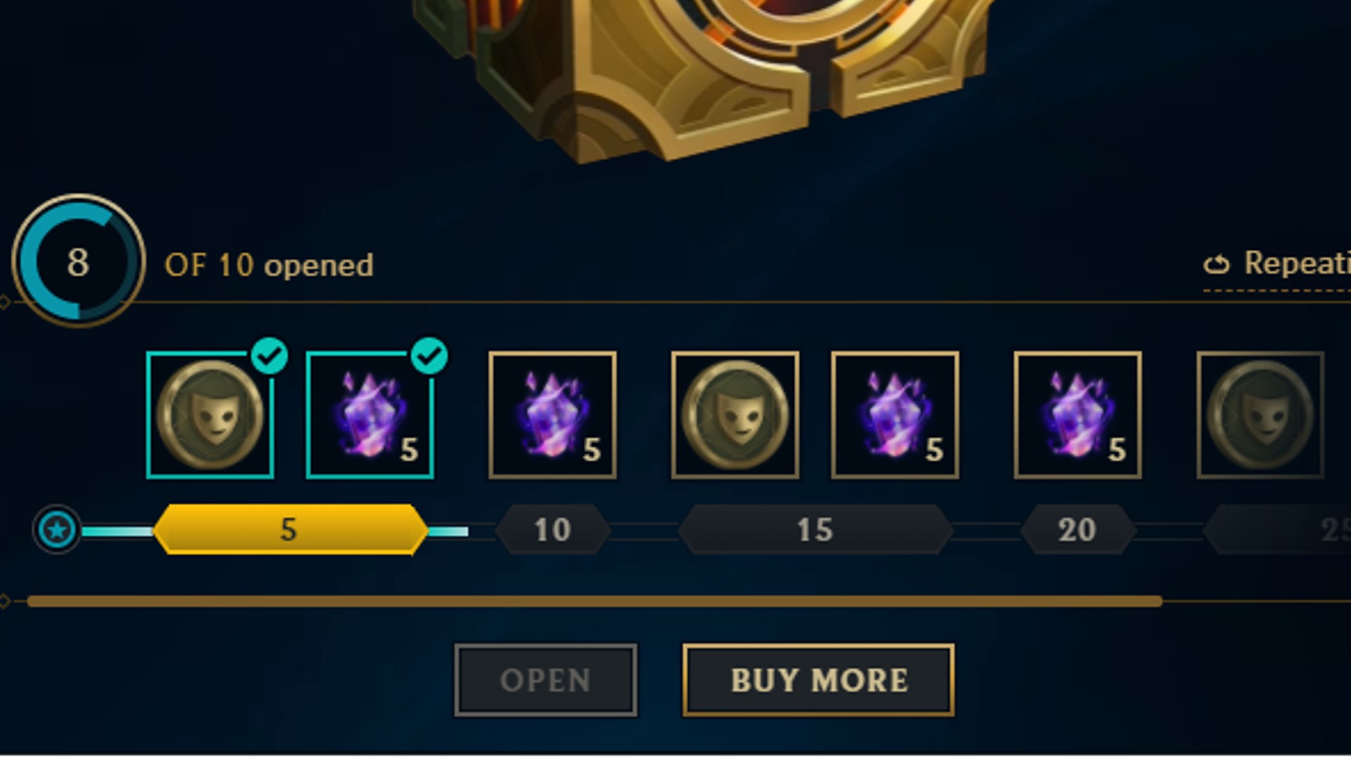 Masterwork Chest rewards in League of Legends