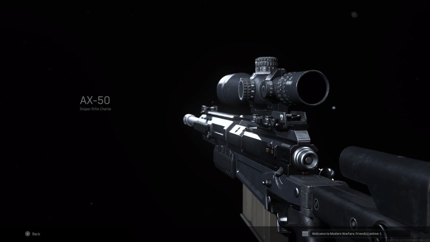 AX-50 loadout Warzone