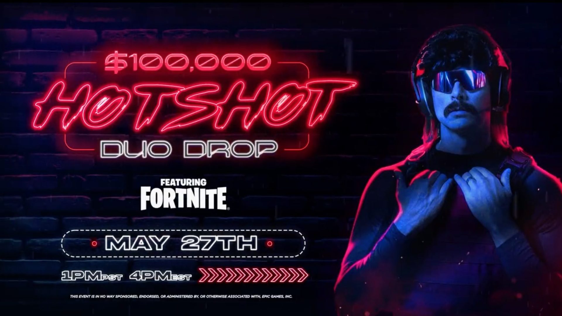 DrDisRespect Fortnite Hotshot Duo Drop