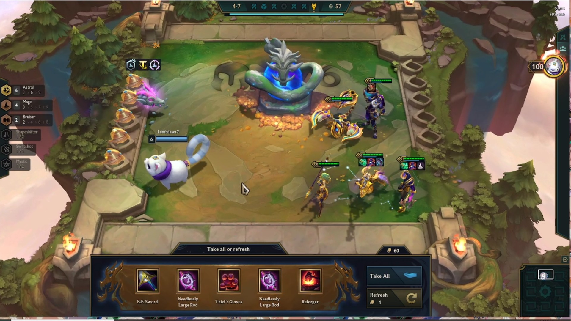 TFT Dragonlands SEt 7 Treasure Dragon
