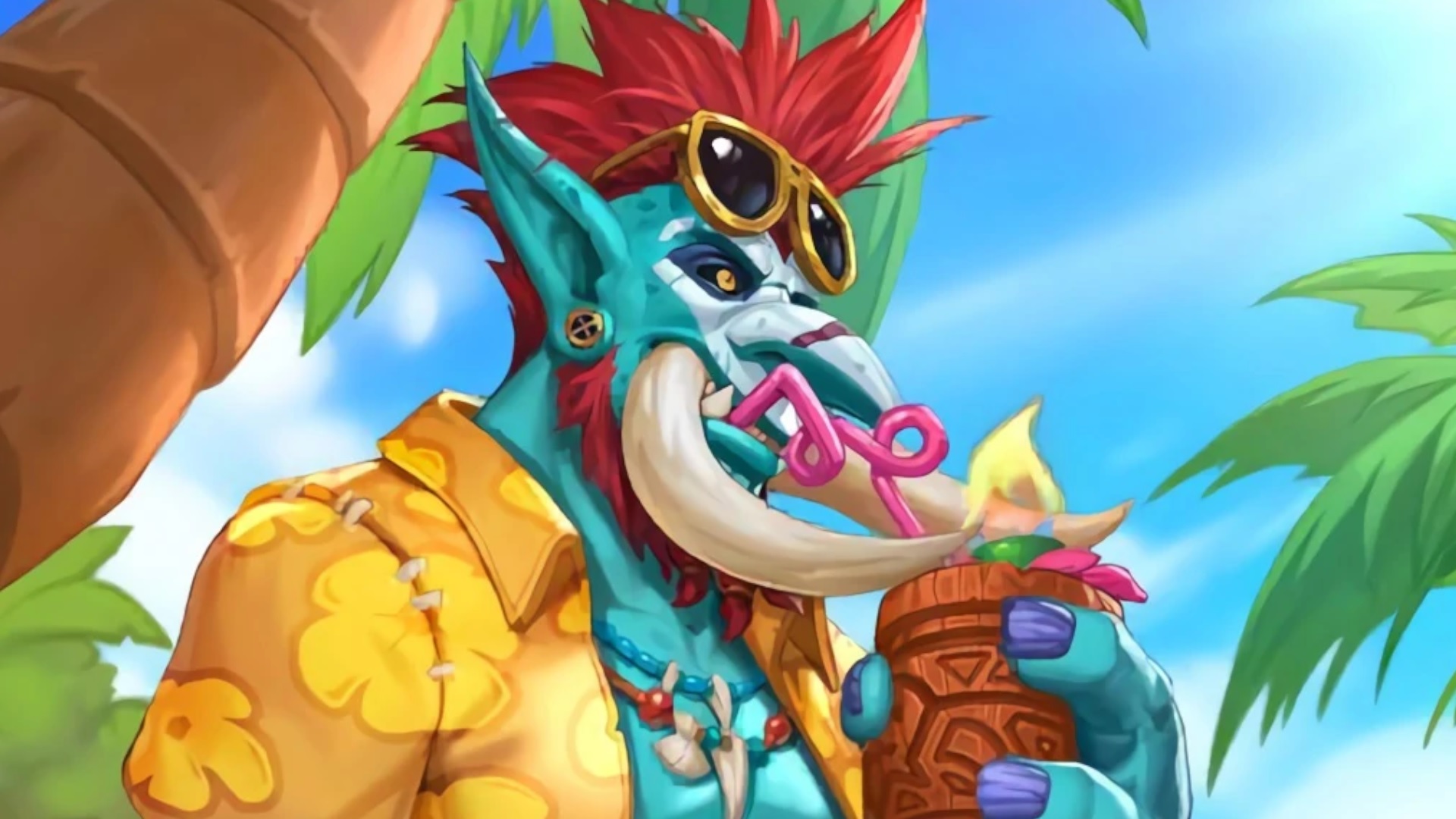 How to get free Hearthstone Battlegrounds beach party heroes