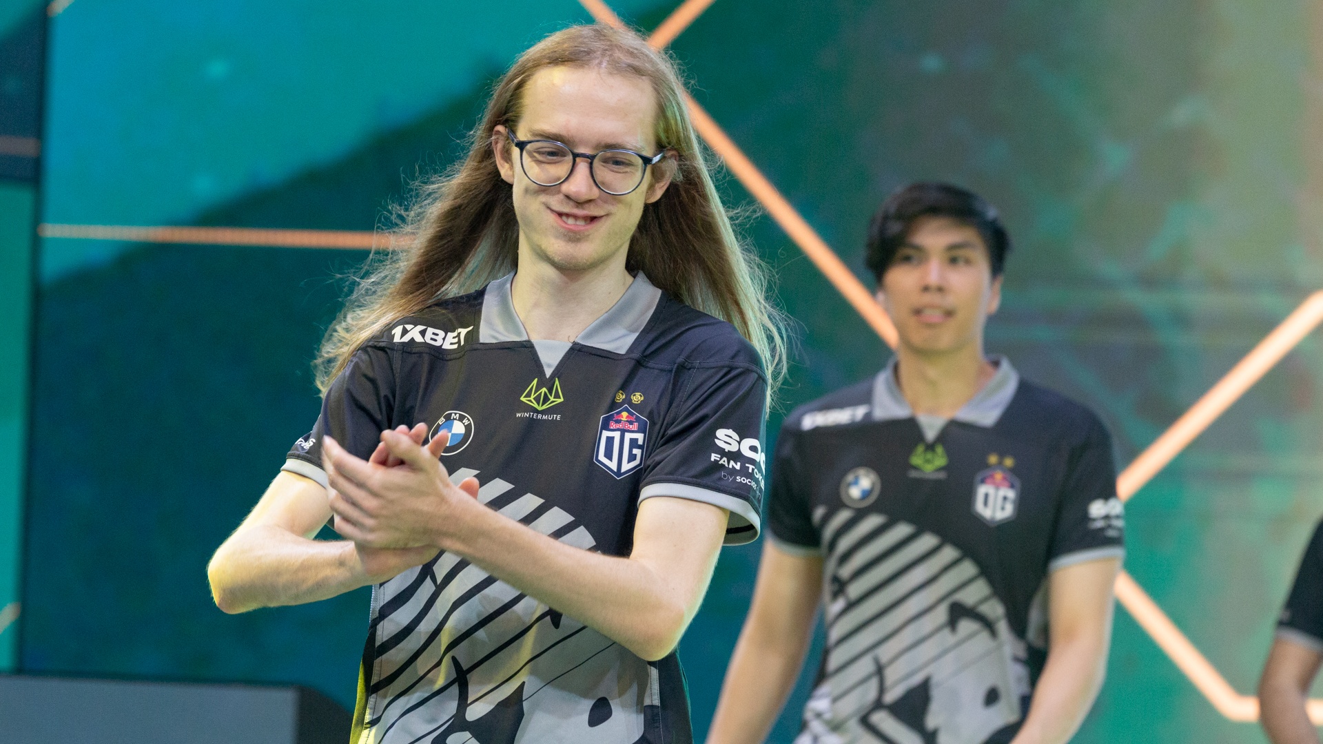 OG Esports Misha claps at Riyadh Masters 2022