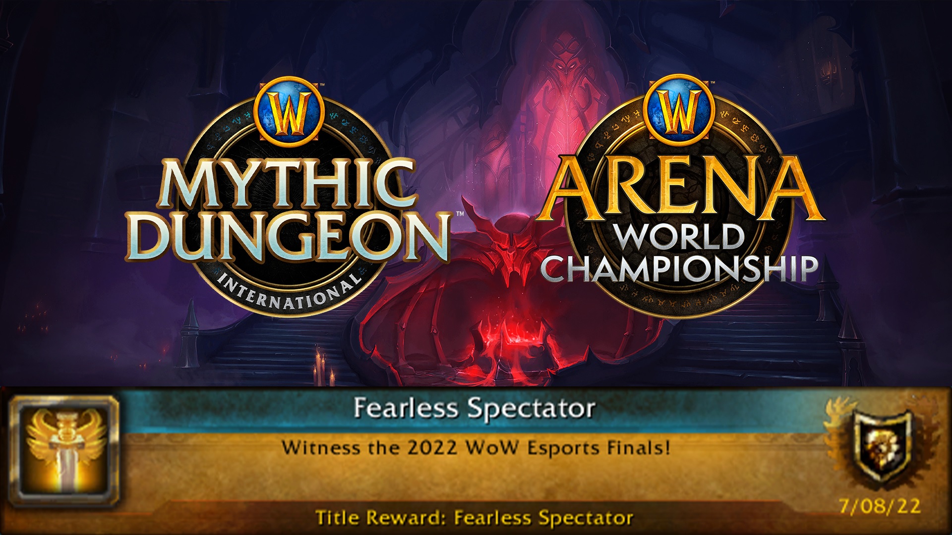 How to get the new Fearless Spectator title through World of Warcraft esports