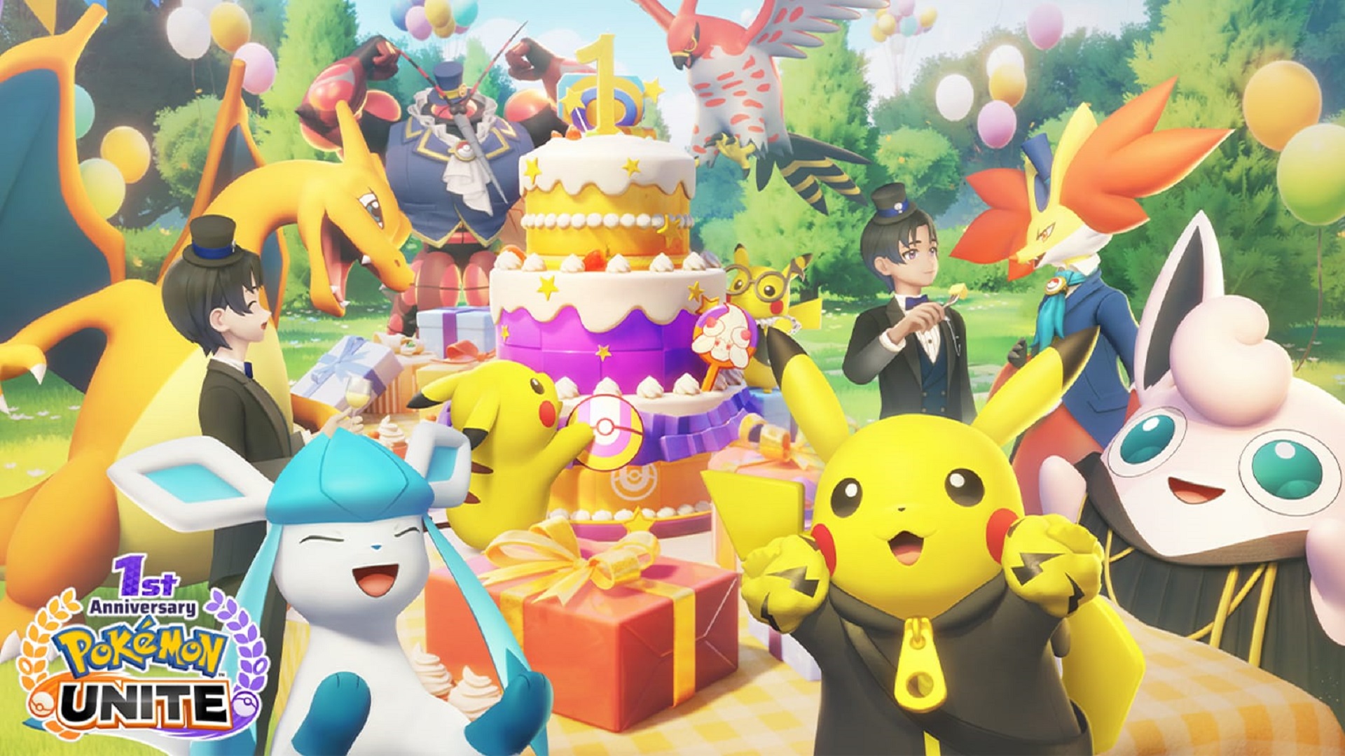 Glaceon and Buzzwole will join Pokémon UNITE during the 1st Anniversary Celebration.