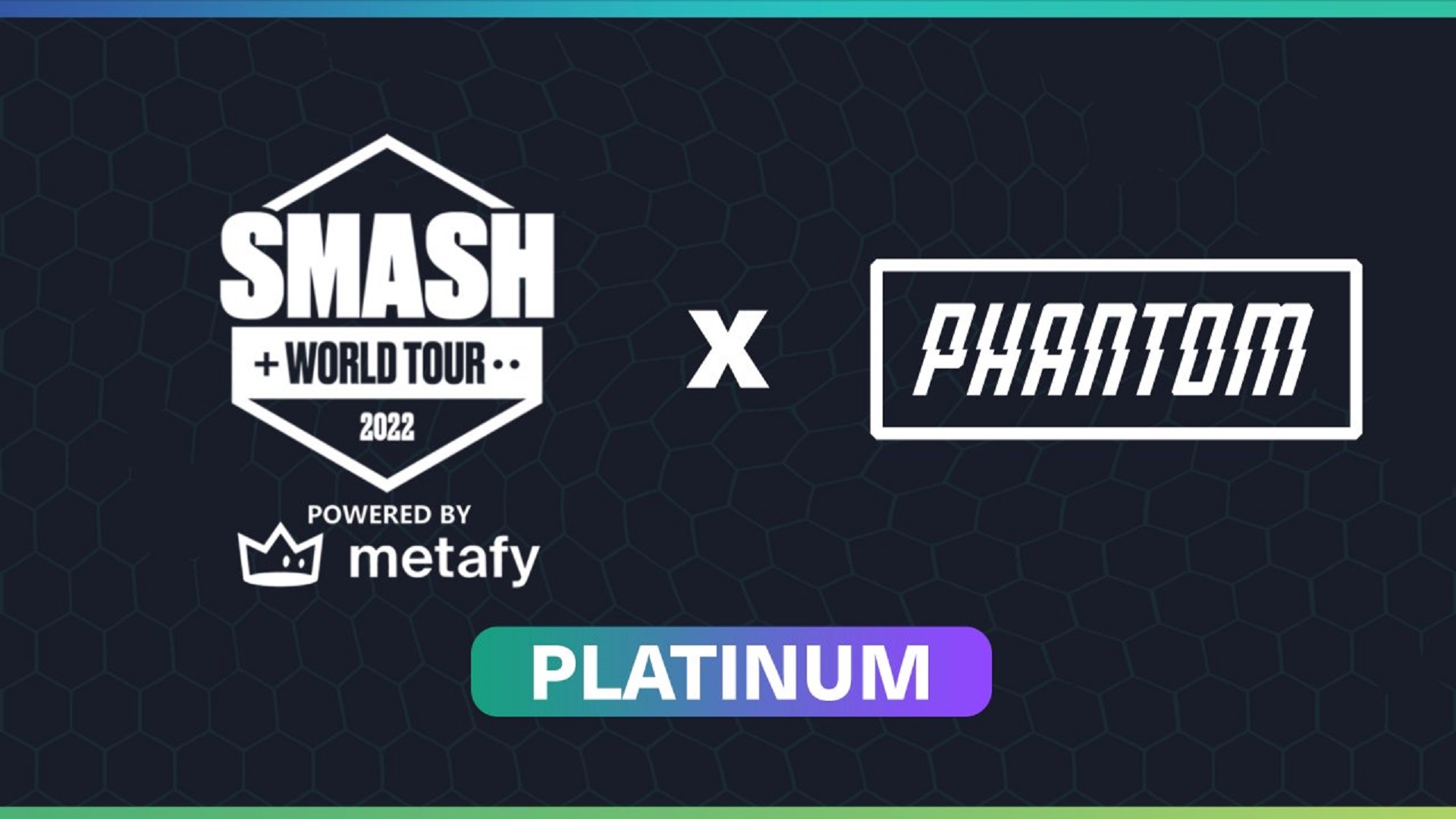 Logo for Phantom 2022 and the Smash World Tour