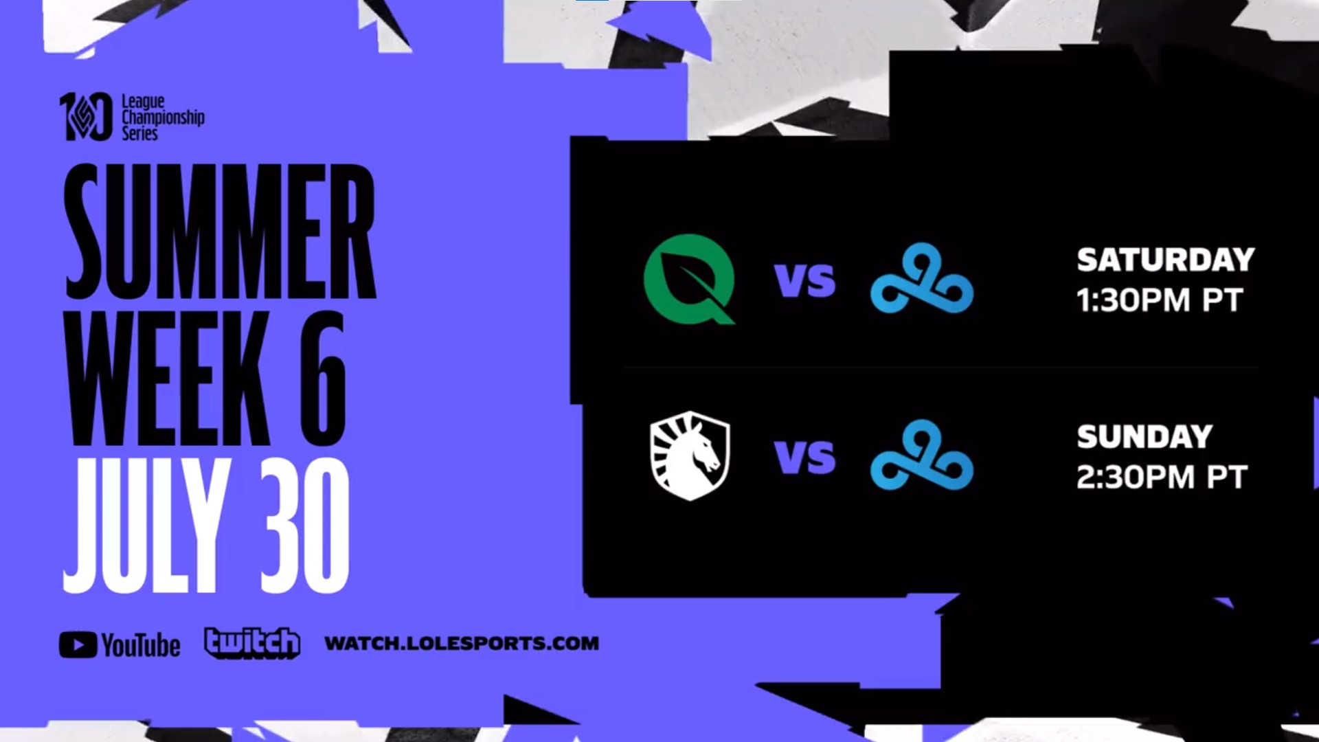 2022 LCS Summer Week 6 FLY C9