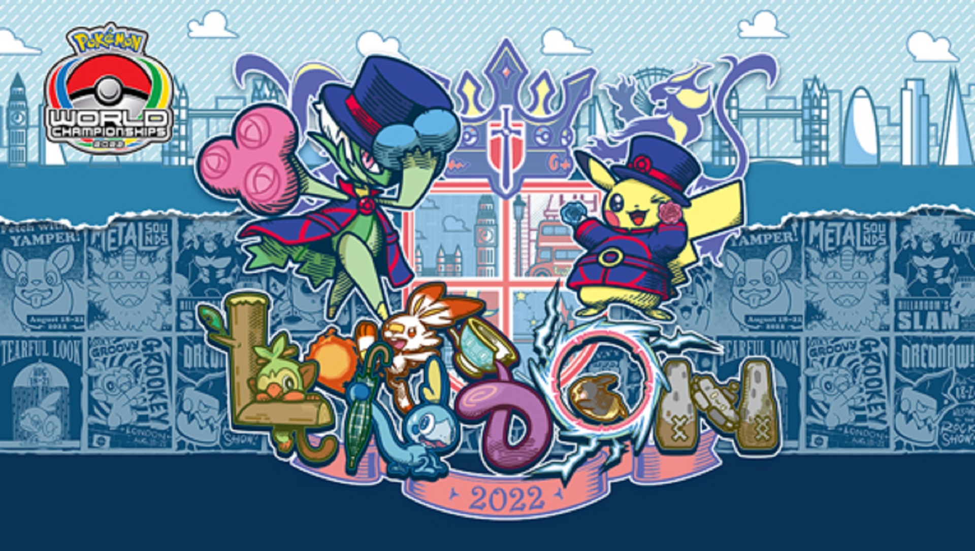 The 2022 Pokémon World Championships logo