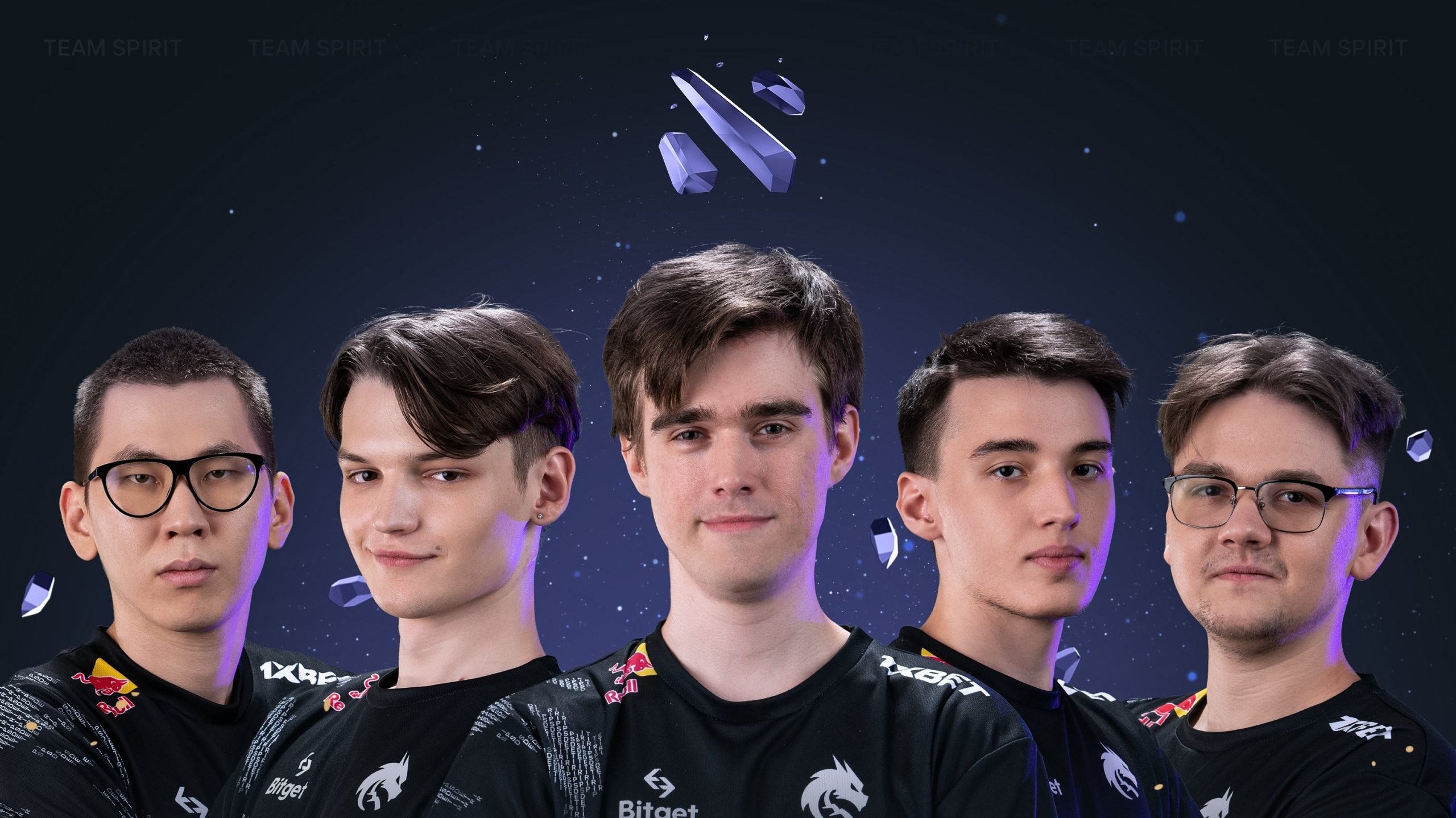 Team Spirit champions banner