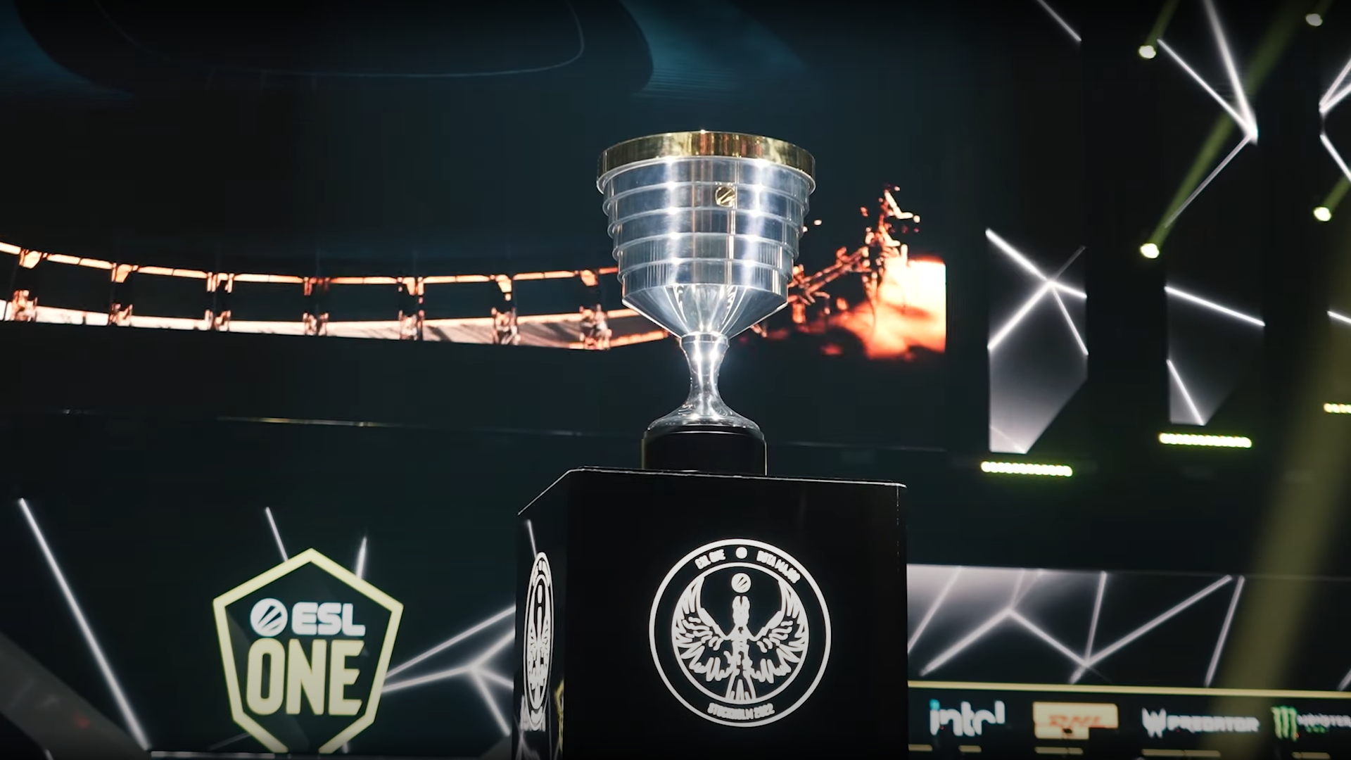 ESL One trophy at Genting