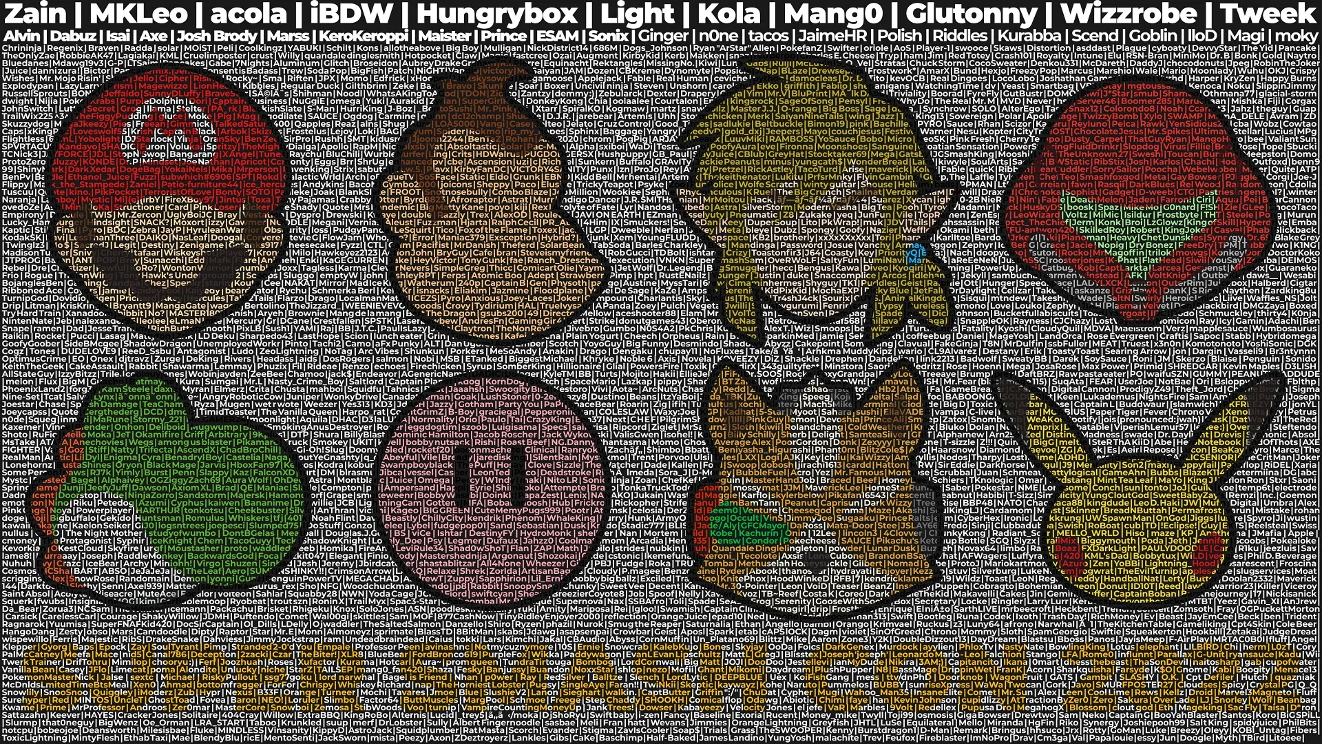 The full list of Super Smash Con 2022 attendees