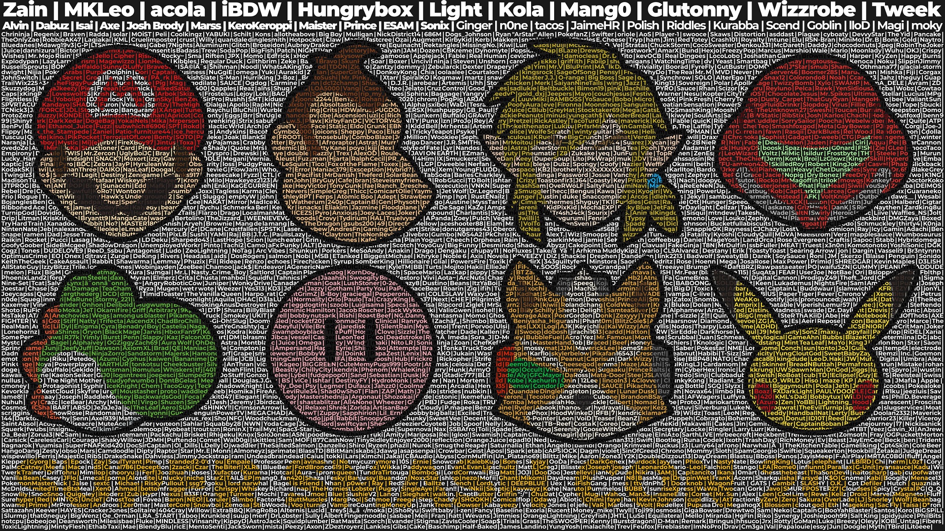 The full list of Super Smash Con 2022 attendees