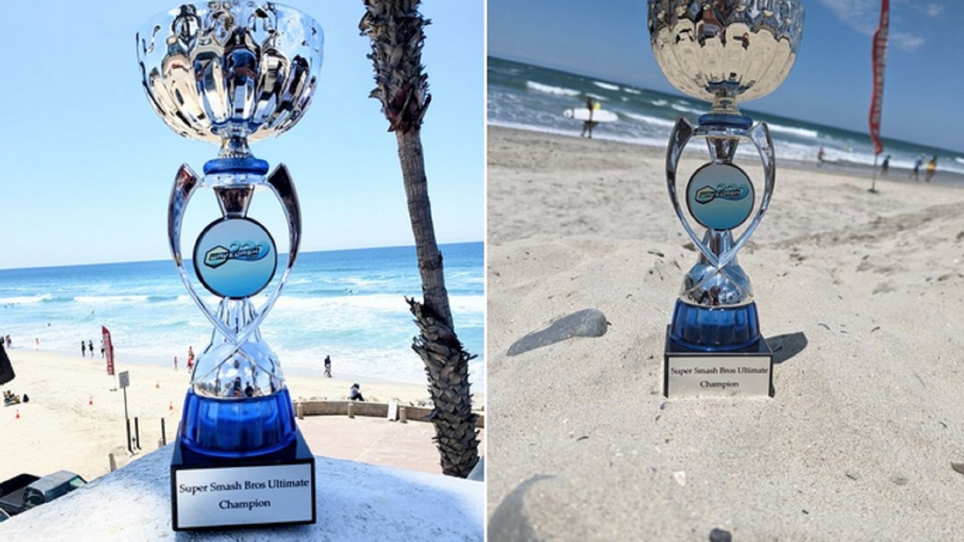 The Smash Ultimate trophy for Wavedash 2022