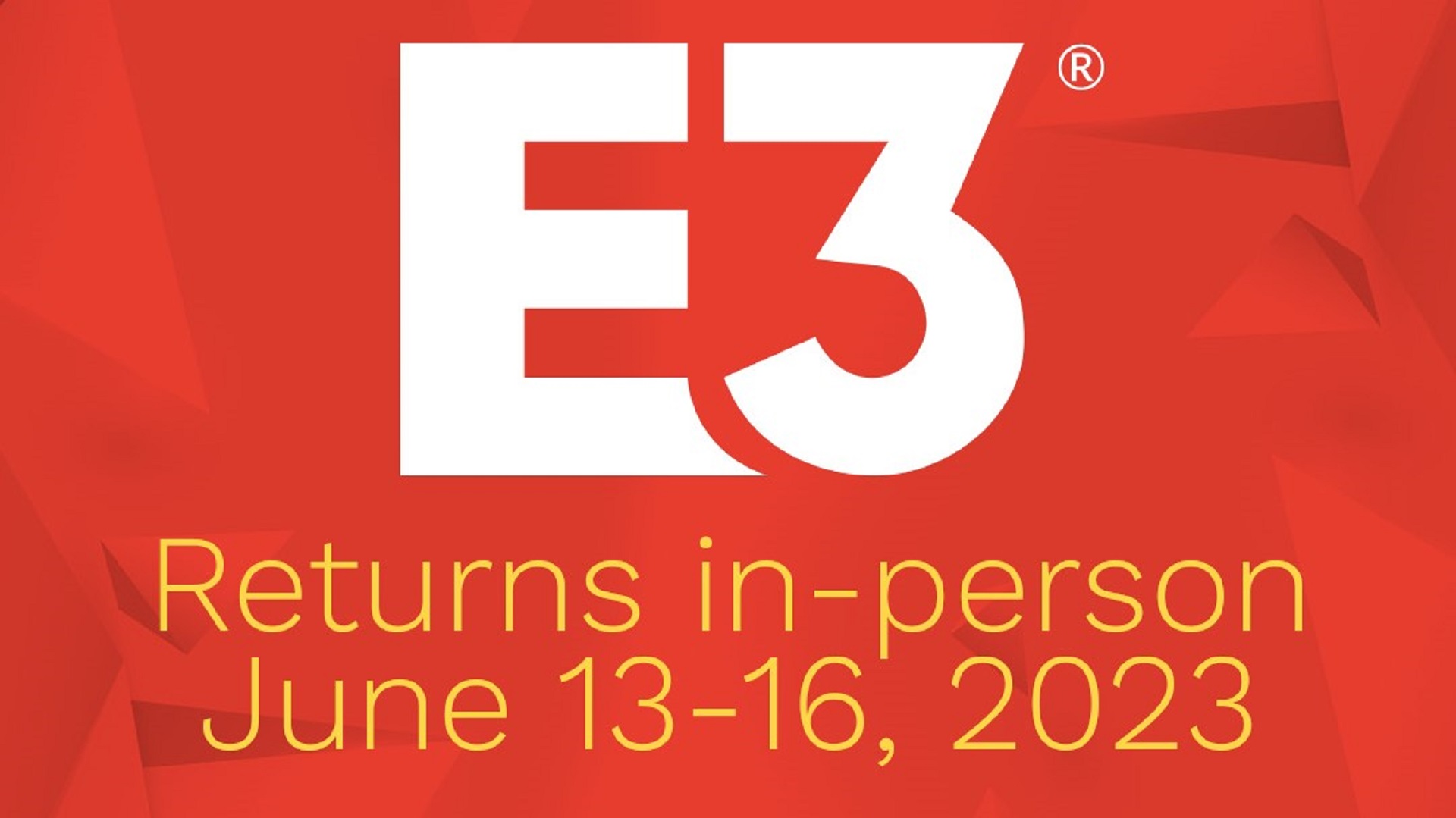 E3 2023 schedule, which includes Business and Gamer Days