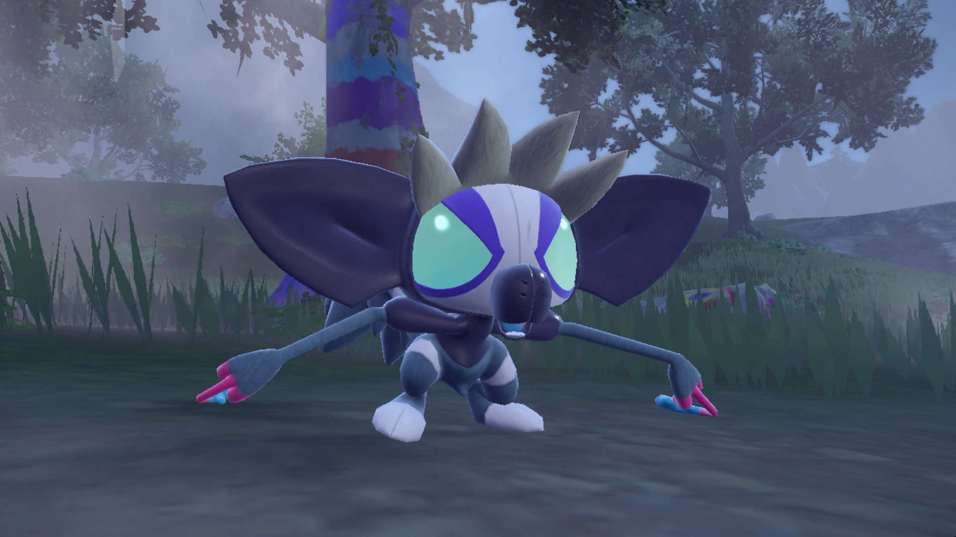 Painting lemur Grafaiai in Pokémon Scarlet and Violet