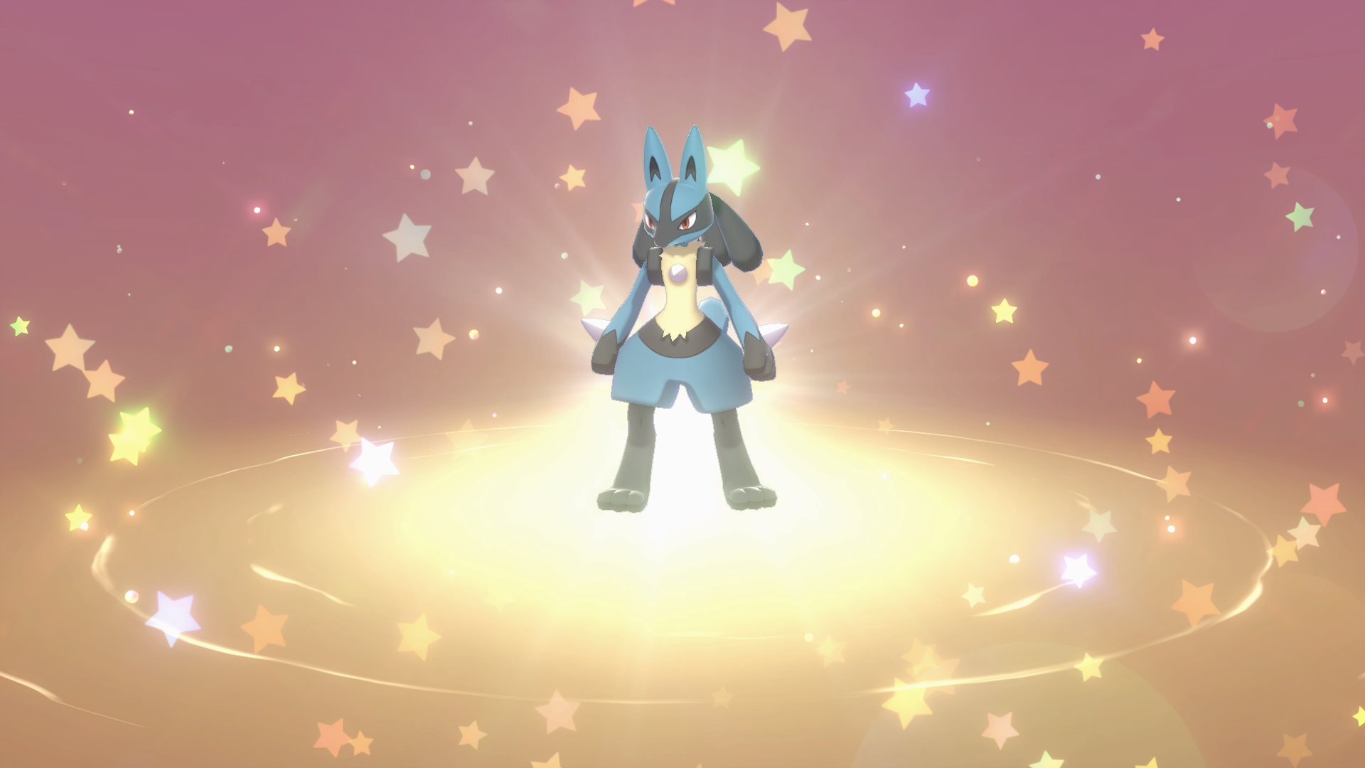 Ash's Lucario in Pokémon Sword and Shield