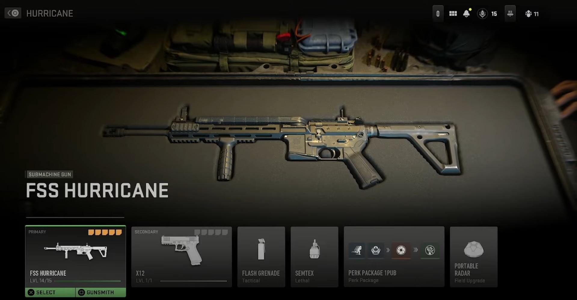 FSS Hurricane loadout MW2 Ranked