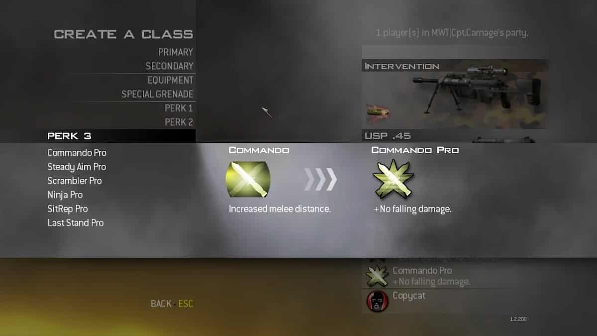 Call of Duty: Modern Warfare 2 Pro Perks