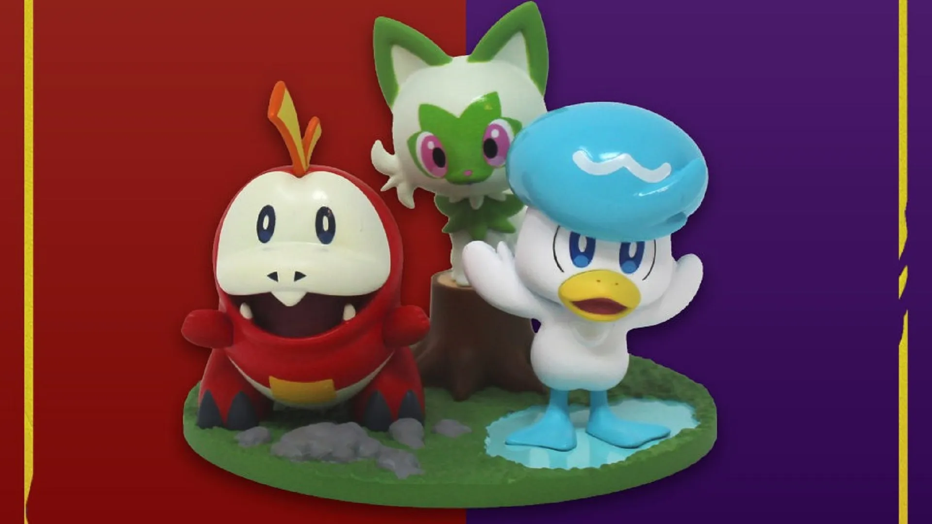 Paldea starter statue, which is one of the Pokémon Scarlet and Violet pre-order bonuses.