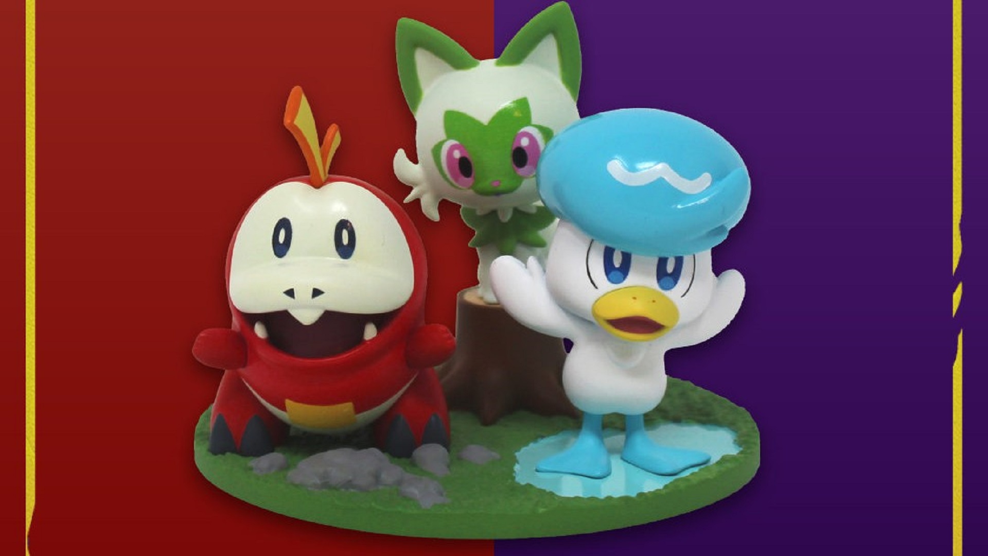 Paldea starter statue, which is one of the Pokémon Scarlet and Violet pre-order bonuses.