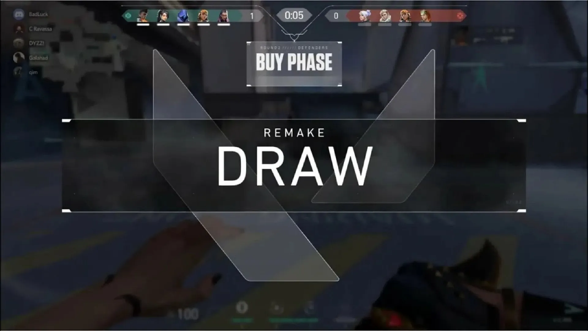VALORANT remake draw screen