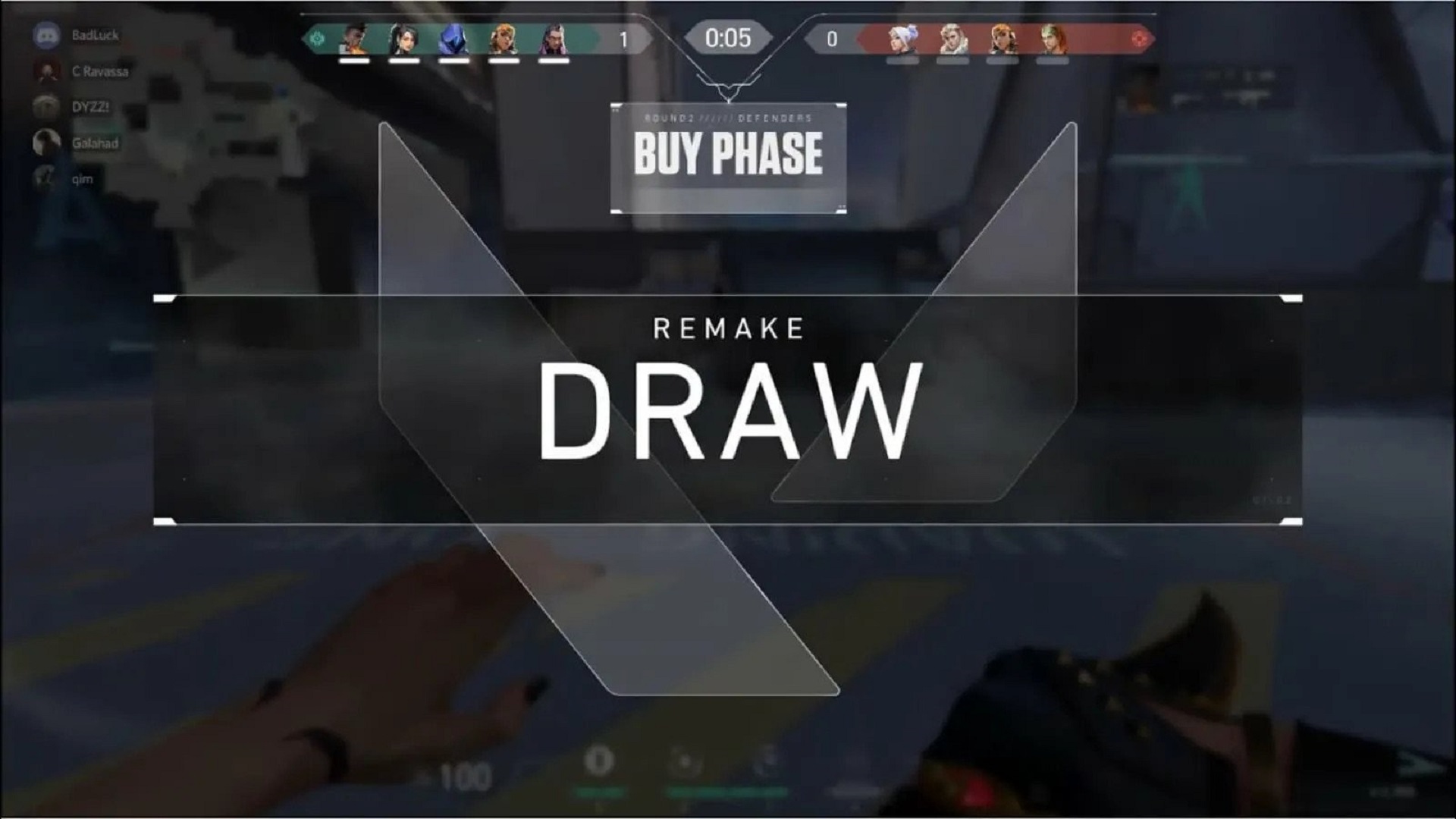 VALORANT remake draw screen