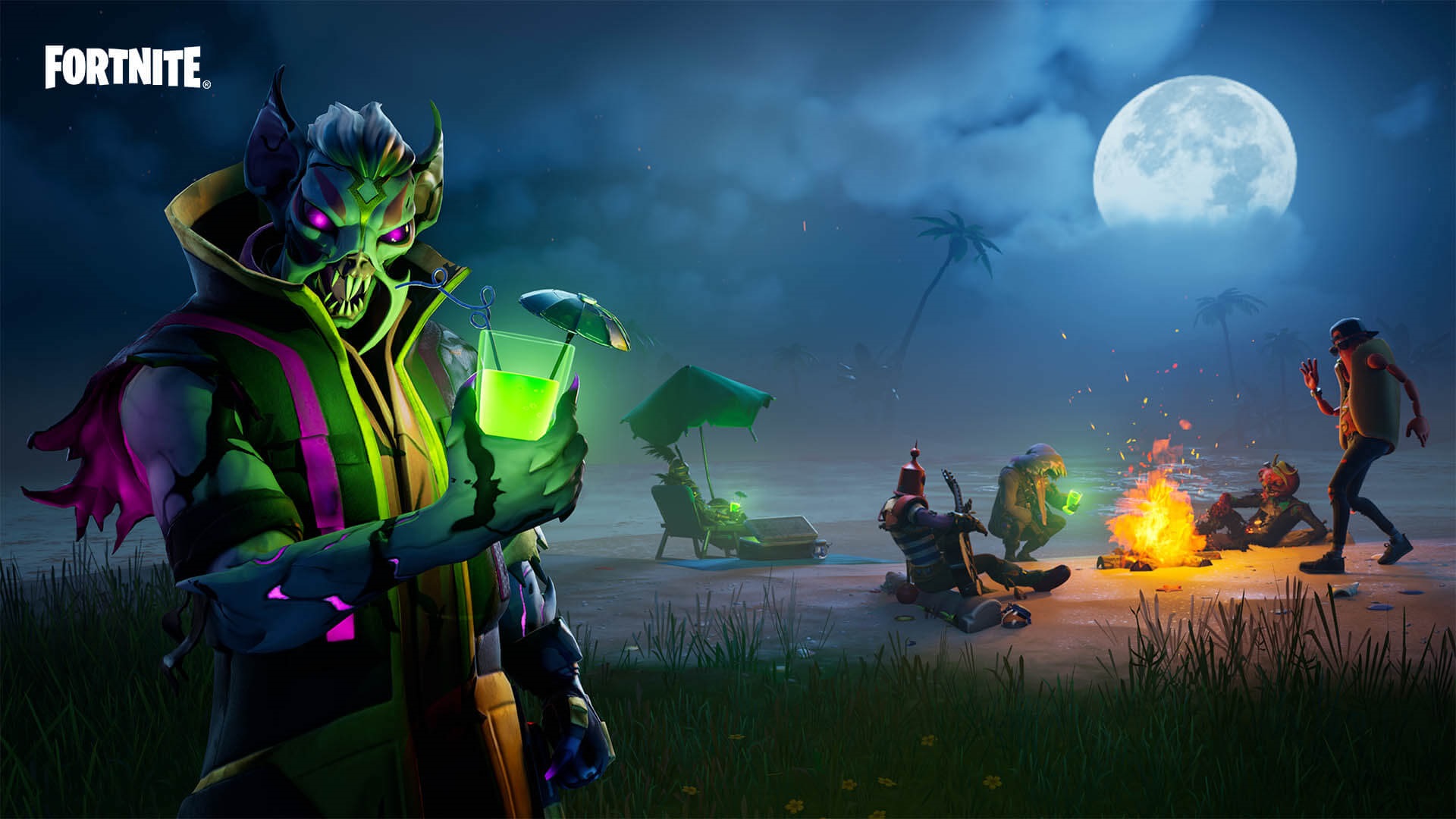 Fortnite Fright and Delight row art