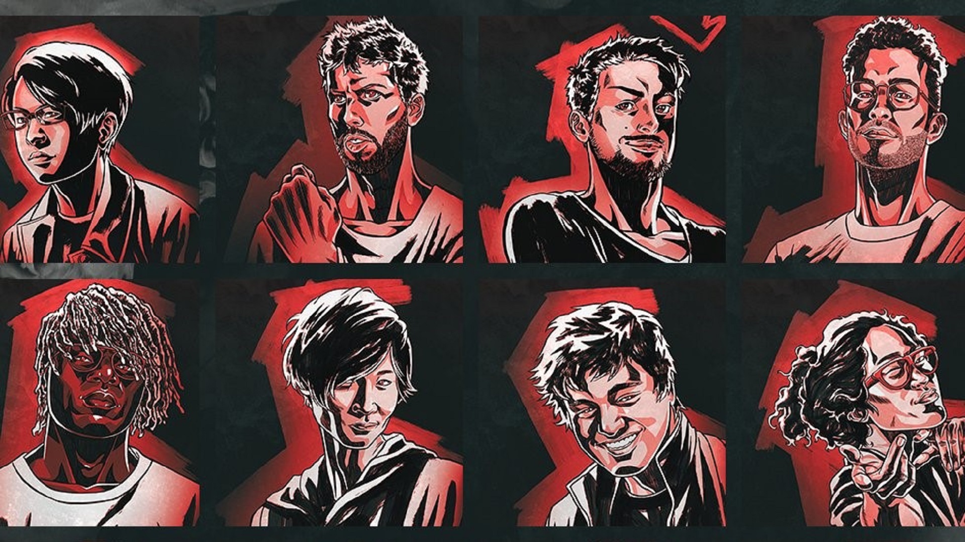 Portraits of some of the L’Odyssée invitees