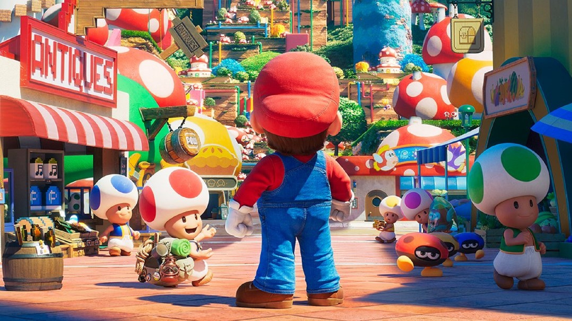 The poster for the Mario movie Nintendo Direct