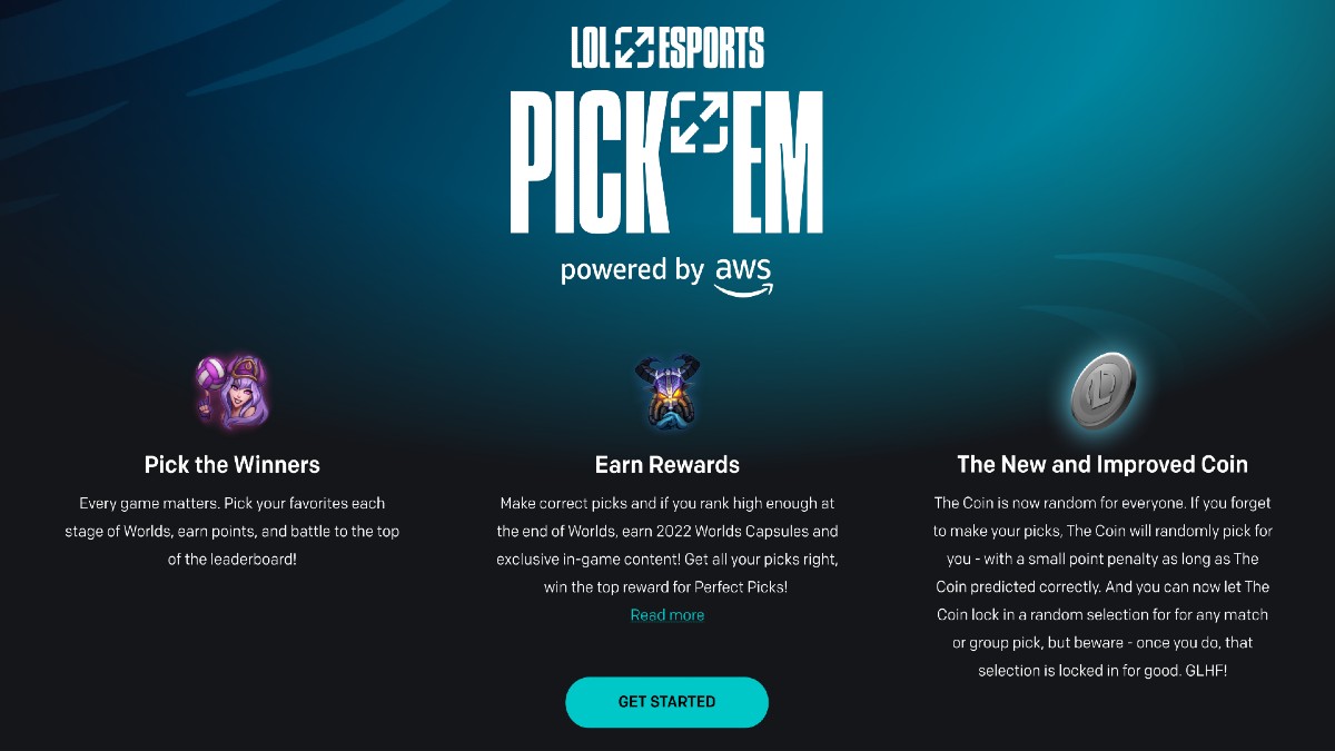 Worlds 2022 Pickems