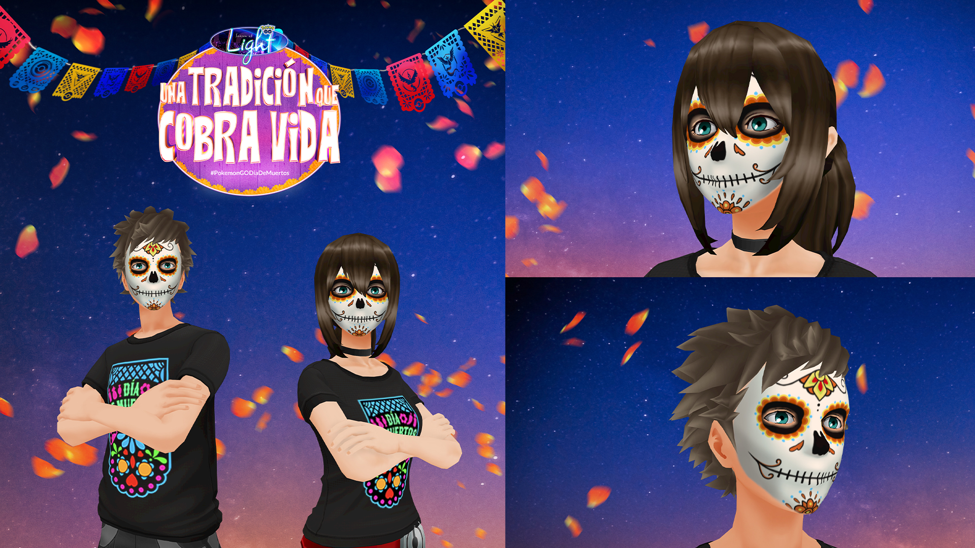 Pokémon GO Día de Muertos 2022 cosmetics