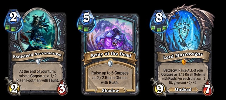 Battlefield Necromancer, Army of the Dead and Lord Marrowgar