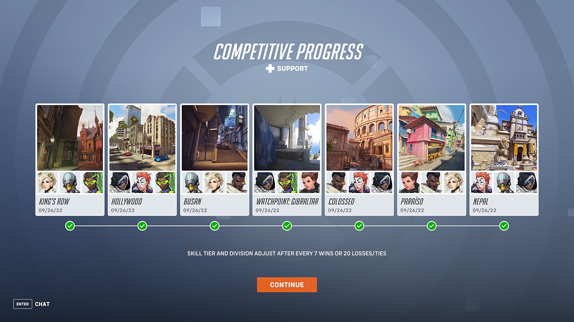 Overwatch 2 competitive progress