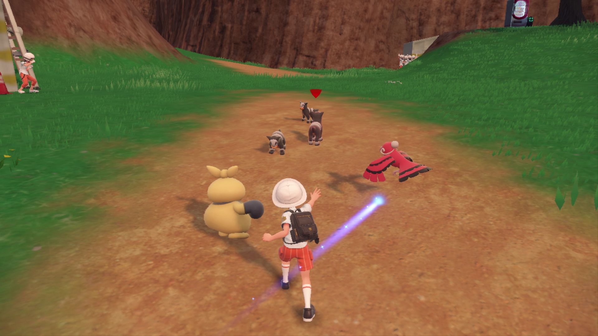 How to lock onto Pokémon in Pokémon Scarlet and Violet.
