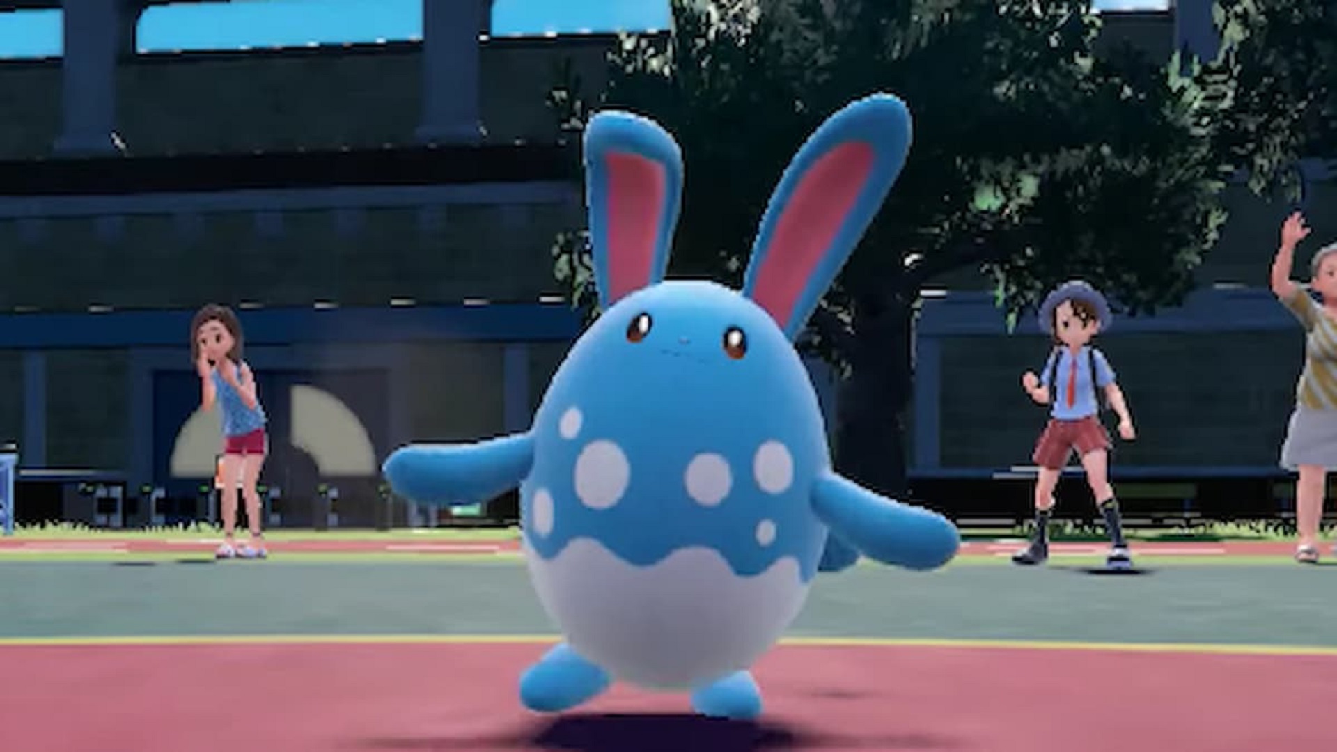 Azumarill, whose best Nature in Pokémon Scarlet and Violet is Adamant.