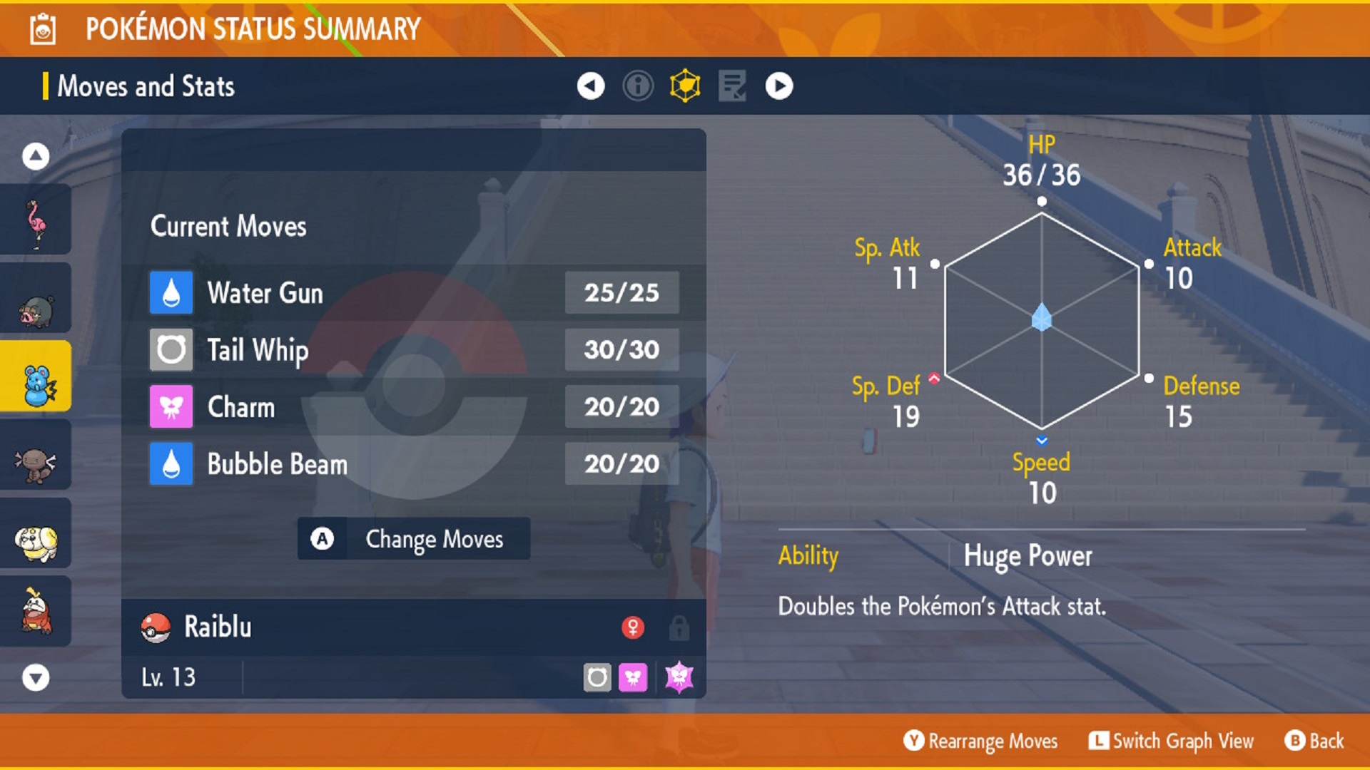 Azurill with Huge Power