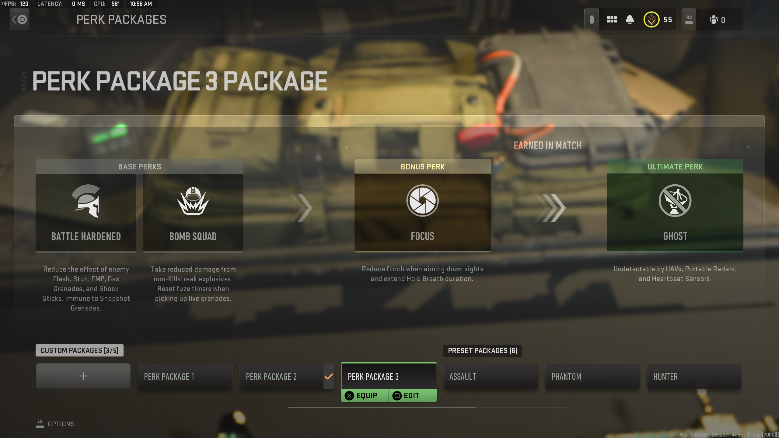 Modern Warfare 2 Perk Package