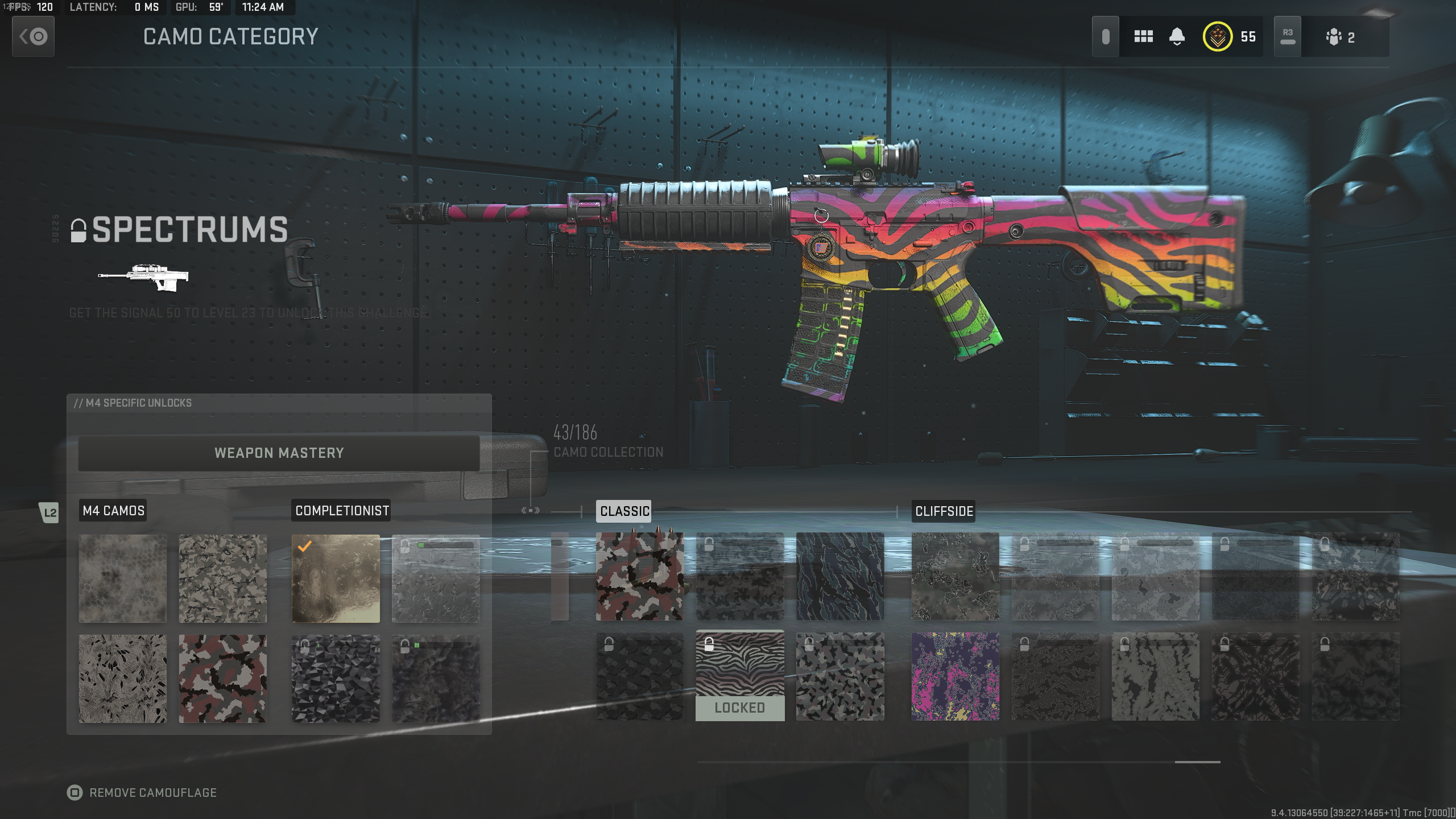 Spectrum camo Modern Warfare 2