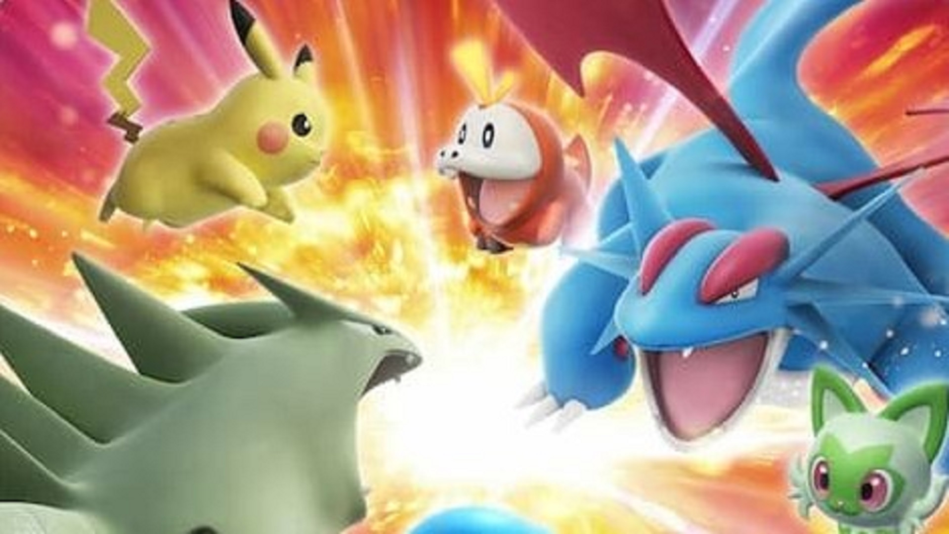 Salamance, Tyranitar, Pikachu and Paldea starters
