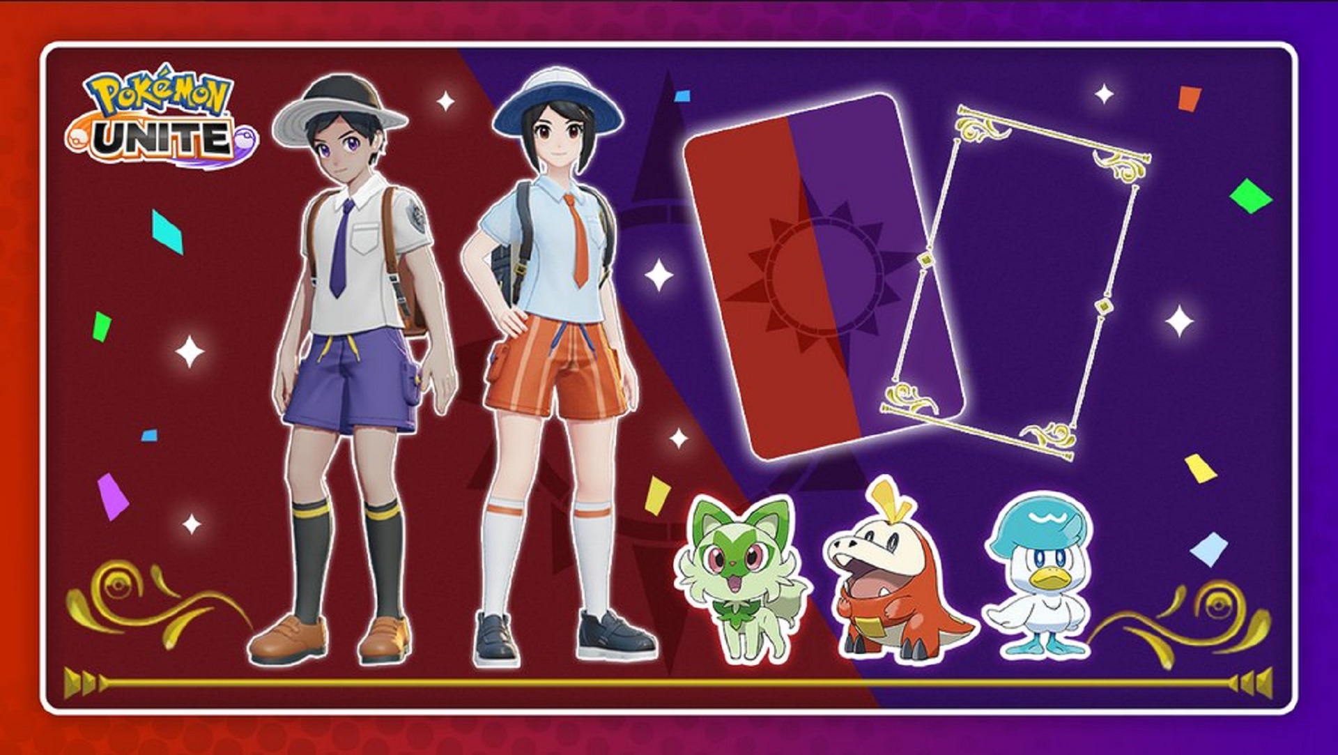 Pokemon Scarlet and Violet-themed outfits in UNITE
