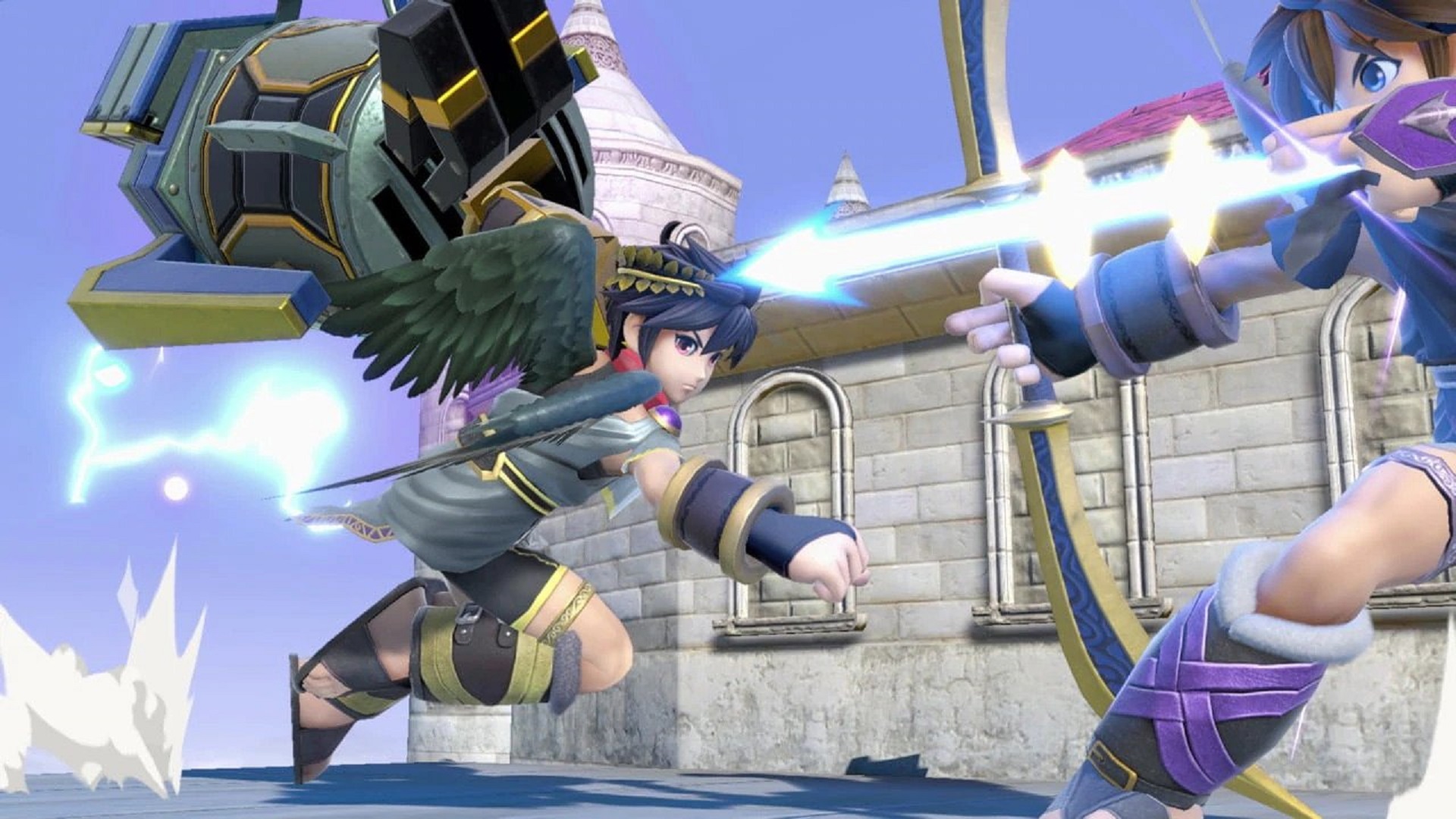 Pit and Dark Pit, who are close to the average weight in Smash Ultimate