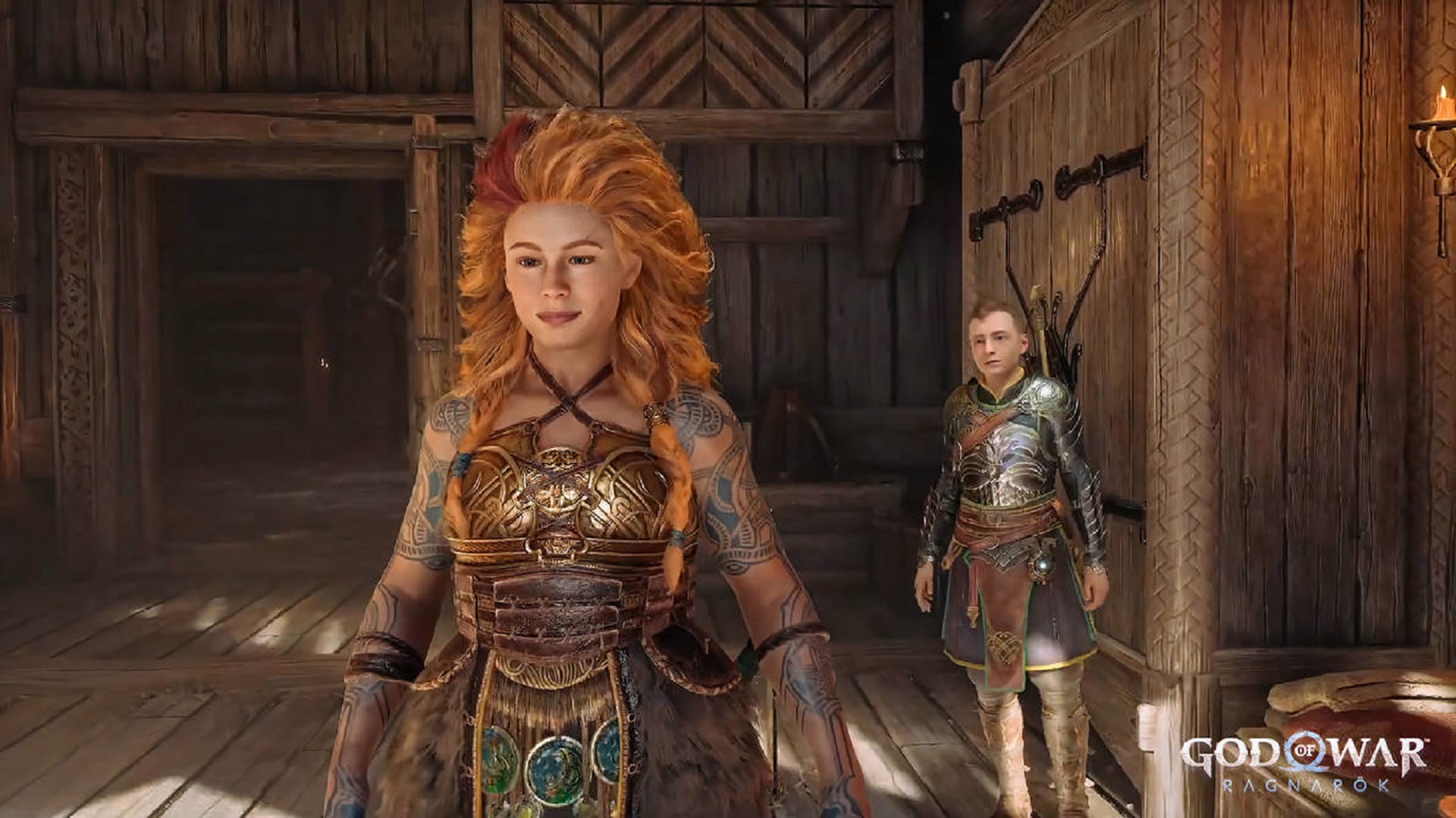 Thrud in God of War: Ragnarok, where it is never clarified how old she is.