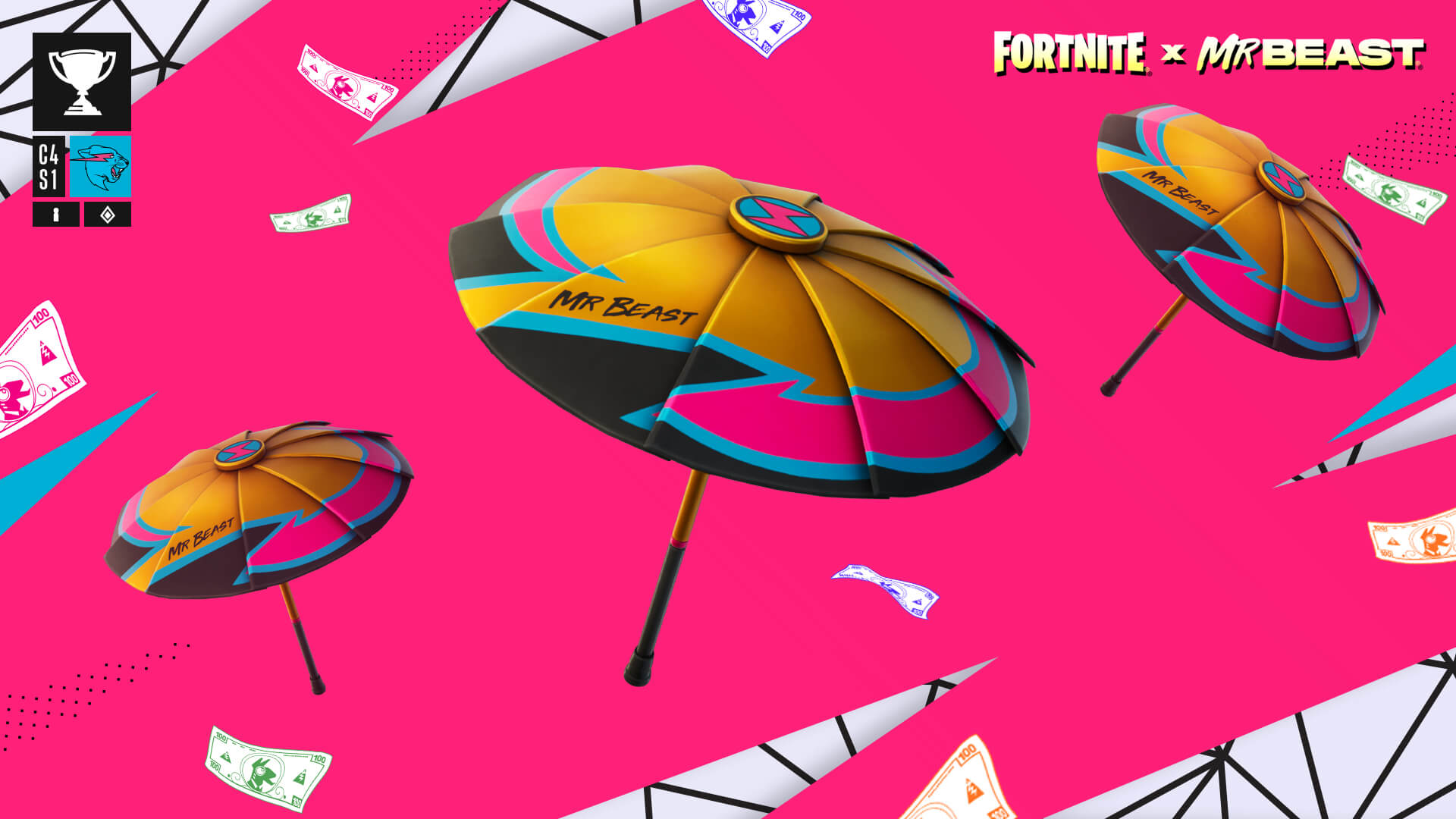 MrBeast Brella Umbrella Fortnite