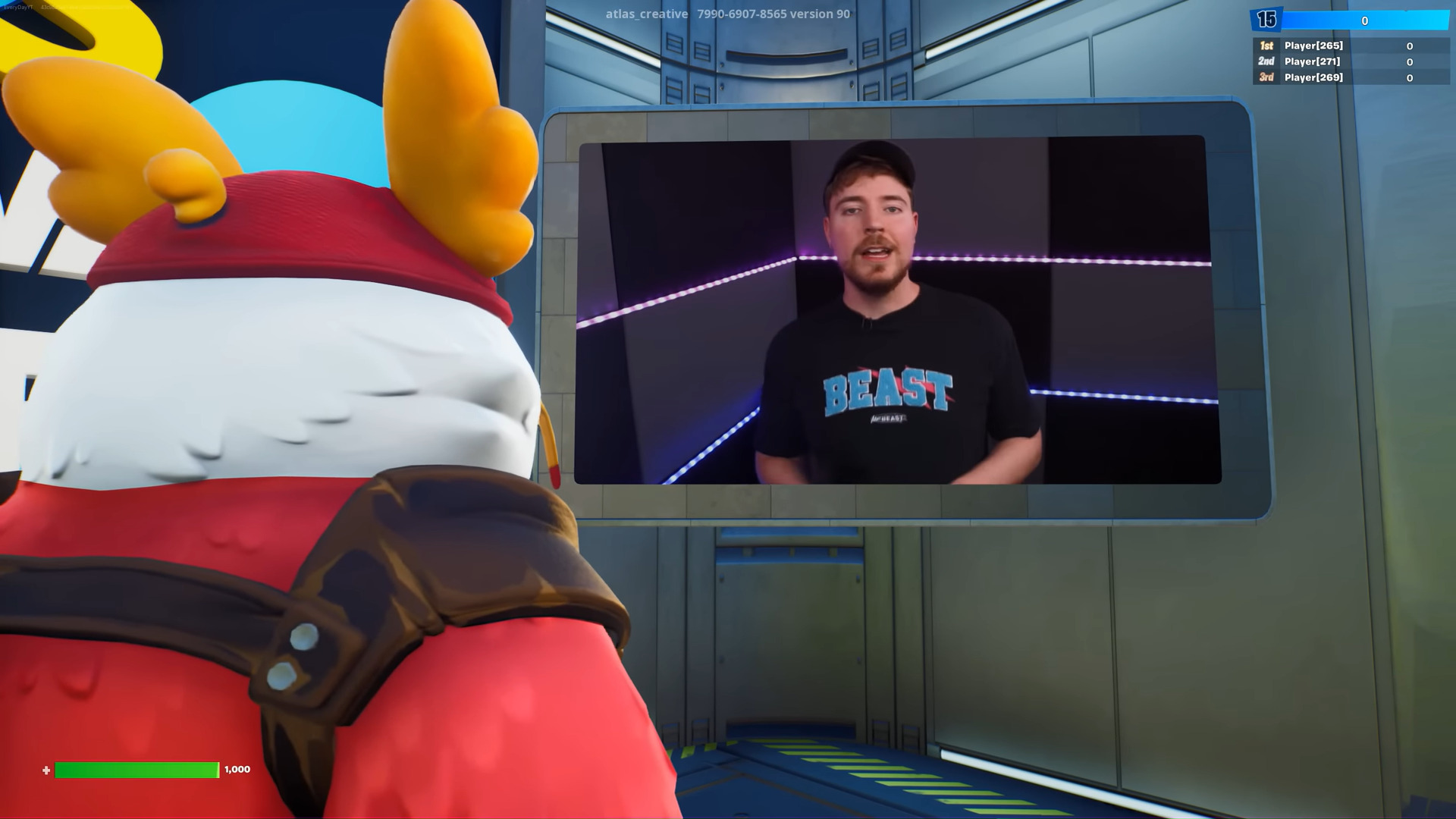 MrBeast explains the rules and how to win MrBeast's Extreme Survival Challenge in Fortnite