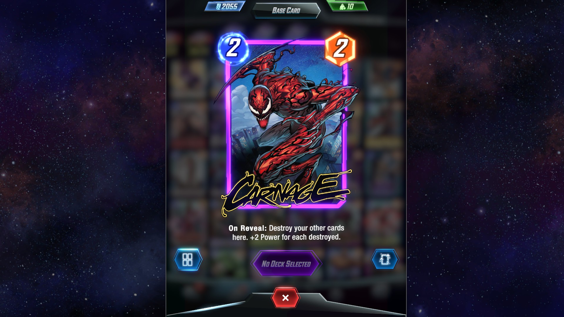 Carnage Marvel Snap