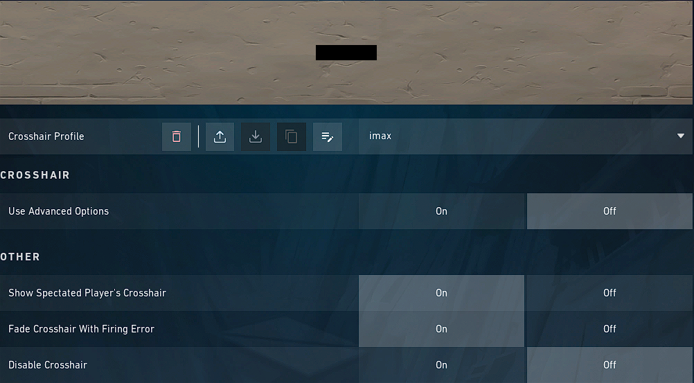worst crosshair VALORANT