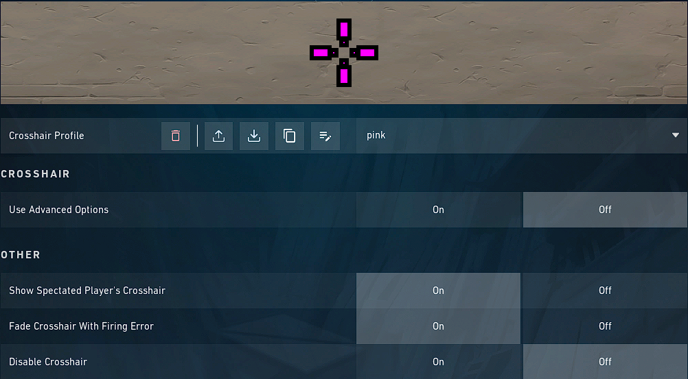 worst crosshair VALORANT