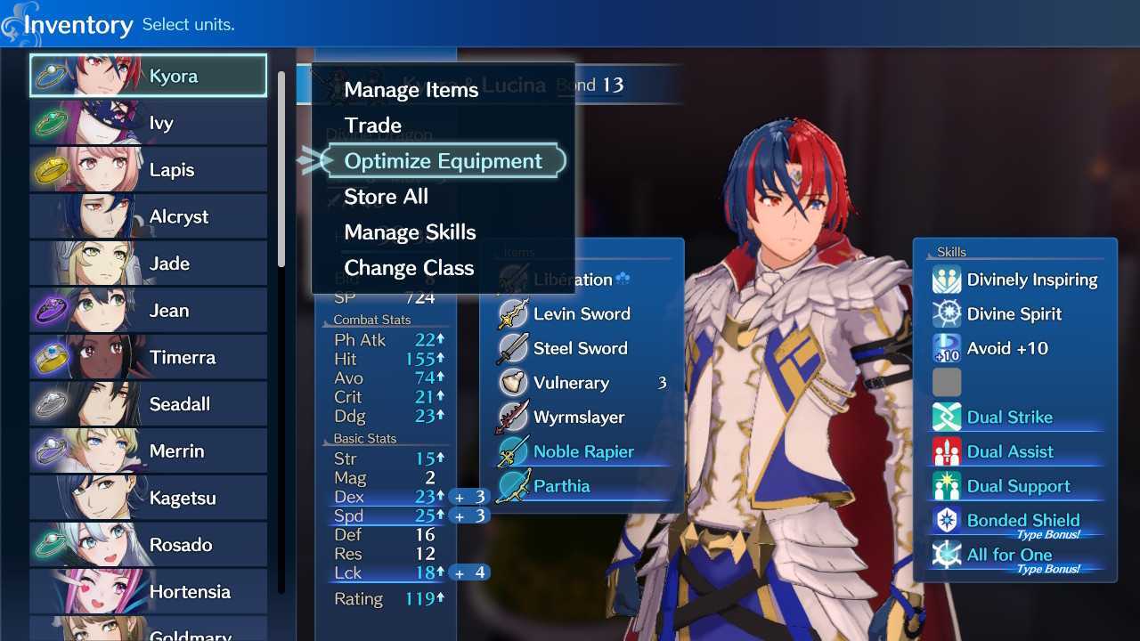 Fire Emblem Engage character