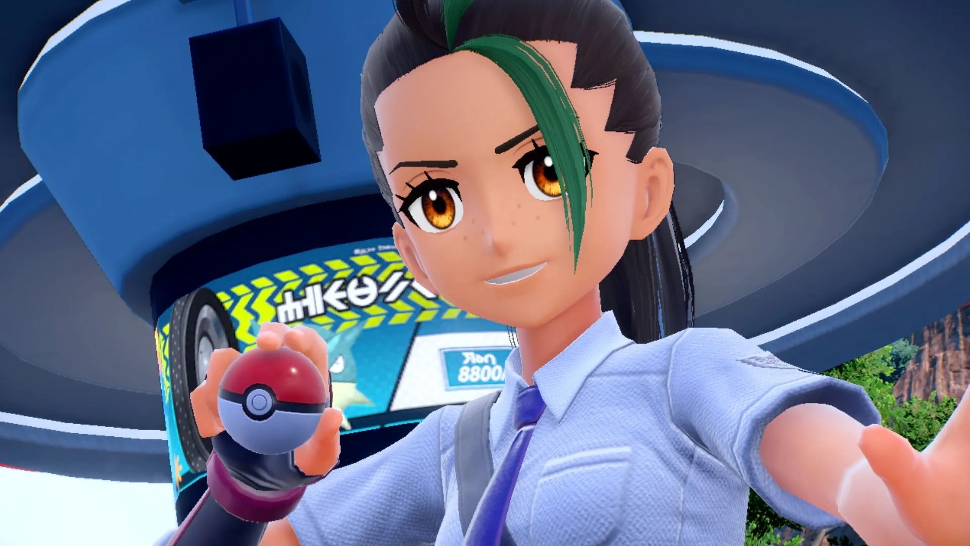 Pokémon Scarlet and Violet Throw PokéBalls