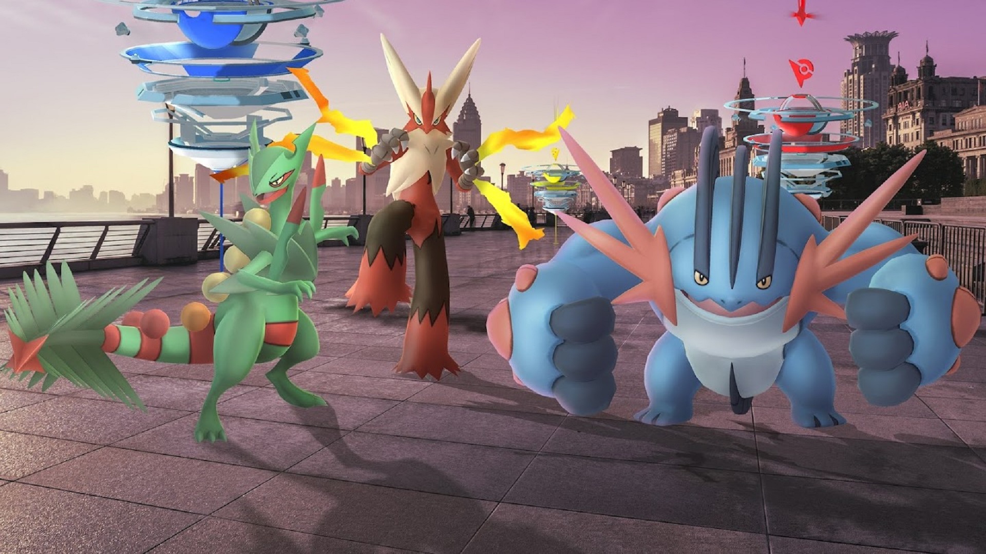 Mega Hoenn starters in Pokémon GO