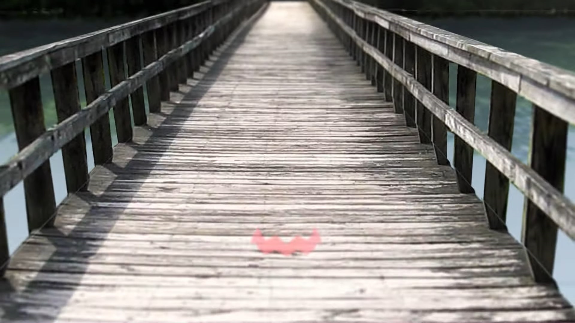 Invisible Kecleon on a bridge